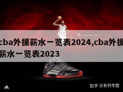 cba外援薪水一览表2024,cba外援薪水一览表2023